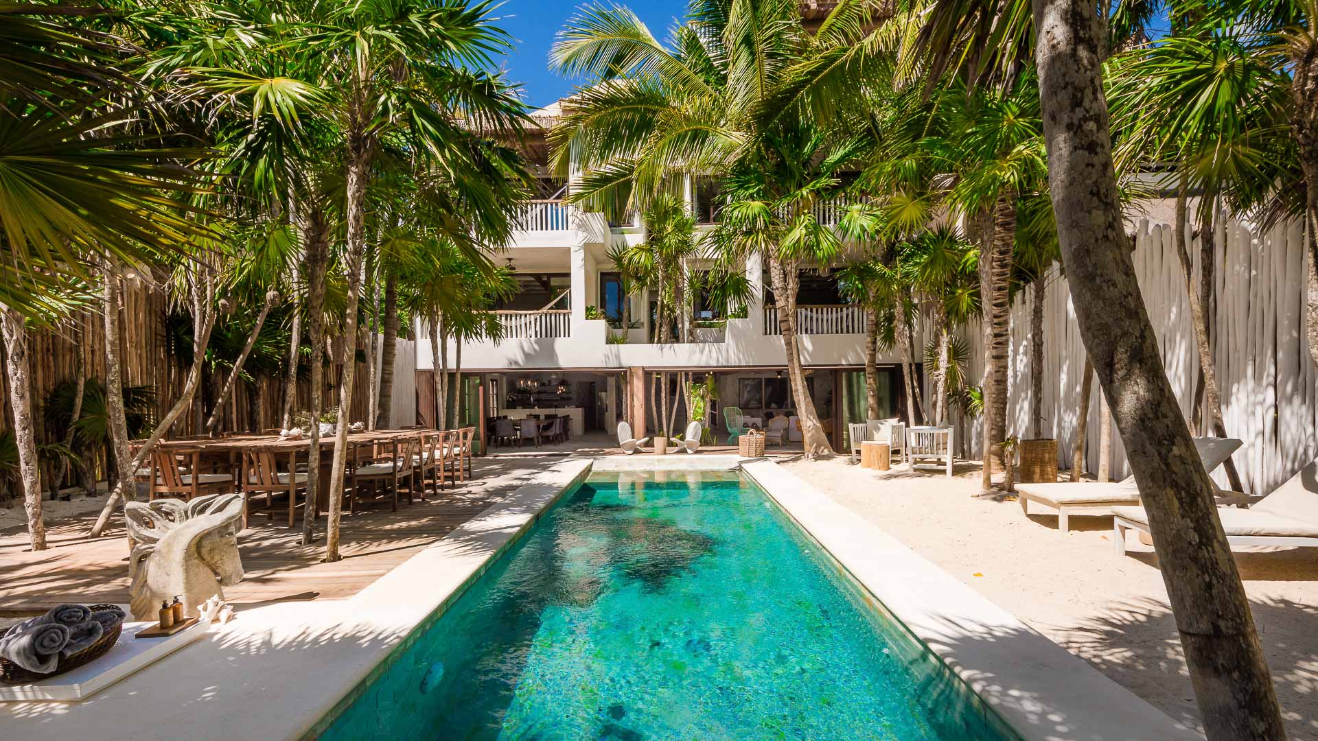 Elegante villa de Tulum para una escapada a la playa en la Riviera Maya