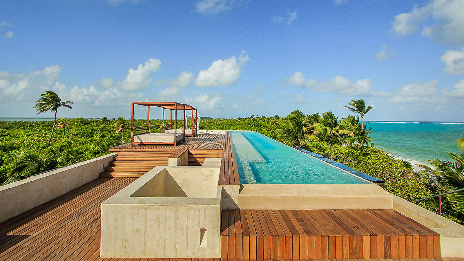 Retiro ultra privado en la jungla frente a la playa en Sian Ka'an, Tulum