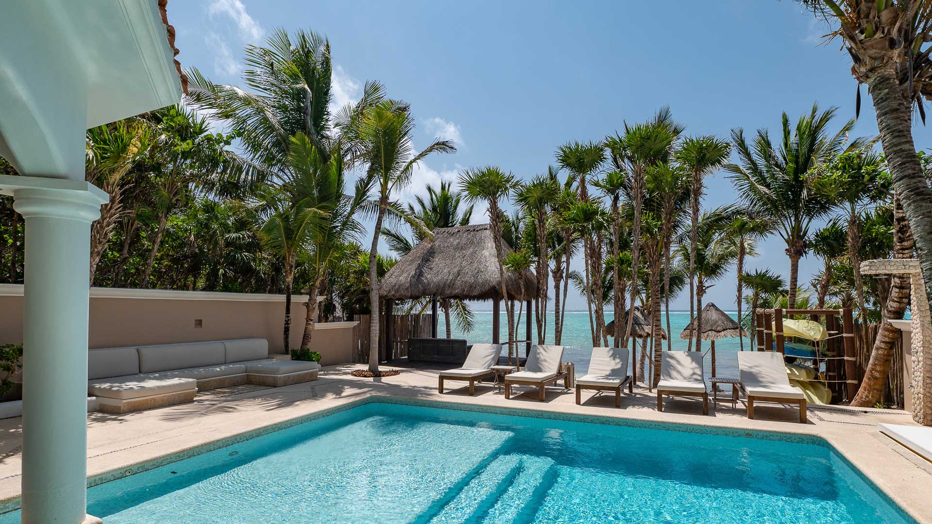 Villa Tulum con playa prístina
